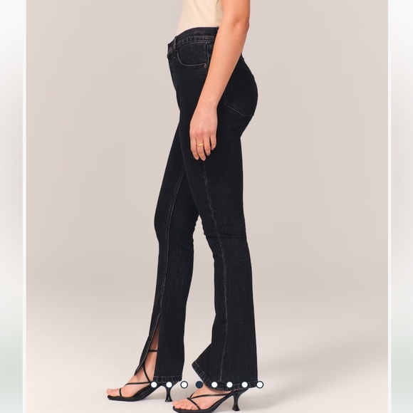 NWOT Abercrombie Curve Love High Rise w Vents - Picture 3 of 11